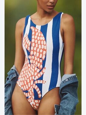 Farm Rio Lobster Swimsuit